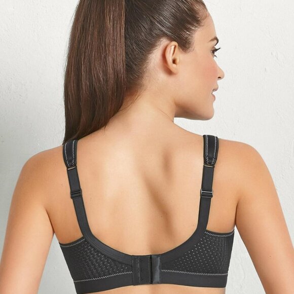Anita Sport Bra  5529  30D Momentum Maximum Support  Black Wire-Free Wire… - Picture 2 of 8
